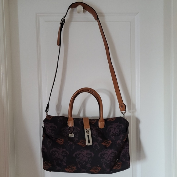 La Bagagerie nylon bag with leather handles - Picture 3 of 7